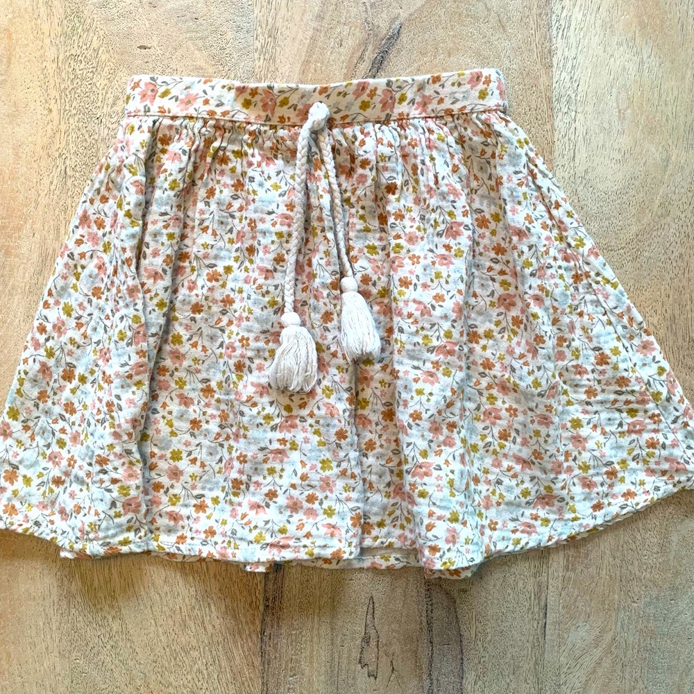 Riley and Cru Ditsy Floral Mini Skirt